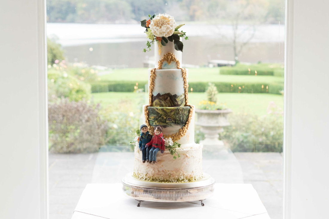 Bespoke Wedding Cake at The Inn on the Lake, Ullswater, The Lake District